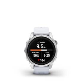 Chytré hodinky Garmin epix Pro (Gen 2) Glass - 42 mm - Silver / Whitestone Silicone Band 

 obrázek produktu 5 z 10