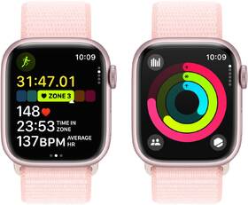 Chytré hodinky Apple GPS 41mm pouzdro z růžového hliníku - světle růžový provlékací sportovní řemínek 

 obrázek produktu 7 z 9