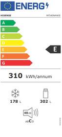 Americká lednice Hisense RF540N4WIE nerez
