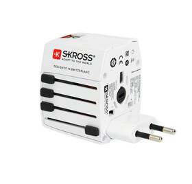 Cestovní adaptér SKROSS MUV USB, USB A+C, univerzální pro 150 zemí 

 obrázek produktu 5 z 10