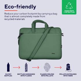 Brašna na notebook Trust Bologna Eco-friendly Slim na 16˝ zelená

 obrázek produktu 6 z 12