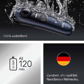 Zastřihovač vousů Braun BT7540 černá barva
