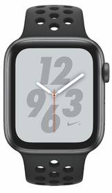 Chytré hodinky Apple Series 4 GPS 44mm pouzdro z vesmírně šedého hliníku - antracitový/černý sportovní řemínek Nike 

 obrázek produktu 2 z 2