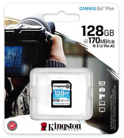 Paměťová karta Kingston SDXC 128GB UHS-I U3 (170R/90W) 

 obrázek produktu 2 z 2