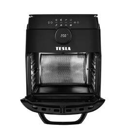Fritéza horkovzdušná Tesla AirCook & Grill QG700 BLK, multifunkční černá barva
