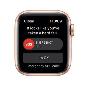 Chytré hodinky Apple GPS, 40mm pouzdro ze zlatého hliníku - hvězdně bílý sportovní řemínek 

 obrázek produktu 4 z 5