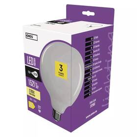 Žárovka LED EMOS Filament Globe, 11W, E27, teplá bílá 

 obrázek produktu 2 z 2