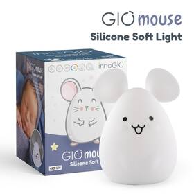 Dětská LED lampička InnoGIO MAUSE Midi bílá

 obrázek produktu 4 z 4