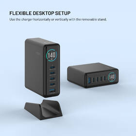 Dokovací stanice FIXED s displejem, 4x USB-C,USB, 140W černý

 obrázek produktu 6 z 9