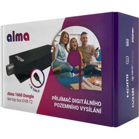 Set-top box ALMA 1660 Dongle černá barva
