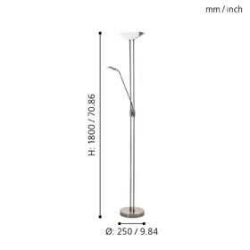 Stojací lampa Eglo Baya LED bronzová

 obrázek produktu 1 z 1