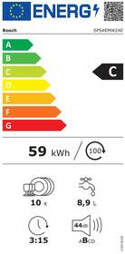 Myčka nádobí Bosch SPS4EMW24E bílá barva
