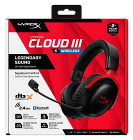 Headset HyperX Cloud III S Wireless černý/červený

 obrázek produktu 11 z 11