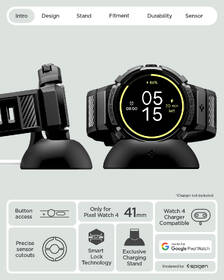 Řemínek Spigen Rugged Armor Pro + Stand na Google Pixel Watch 4 41mm černý

 obrázek produktu 15 z 19