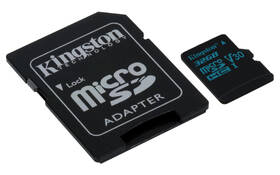 Paměťová karta Kingston MicroSDHC 32GB UHS-I U3 (90R/45W) + adapter 

 obrázek produktu 1 z 12