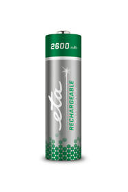 Baterie nabíjecí ETA AA, HR06, 2600mAh, Ni-MH, blistr 2ks 

 obrázek produktu 1 z 1