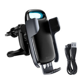 Držák na mobil Baseus Milky Way Aurora Electric Automatic Holder Wireless Charging 15W černý

 obrázek produktu 5 z 7