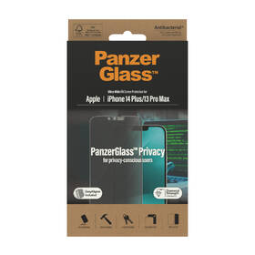 Tvrzené sklo PanzerGlass Privacy na Apple iPhone 14 Plus/13 Pro Max s instalačním rámečkem 

 obrázek produktu 5 z 7