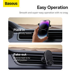 Držák na mobil Baseus Stable Gravitational Car Mount Air (Air Outlet Version) černý

 obrázek produktu 10 z 11