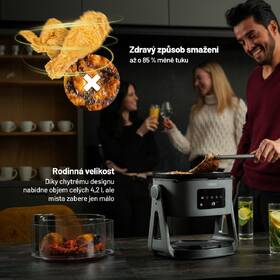 Fritéza horkovzdušná Lauben Glass&Grill Air Fryer 3in1 5500BG šedá

 obrázek produktu 13 z 19
