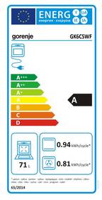 Kombinovaný sporák Gorenje GK6C5WF bílý

 obrázek produktu 1 z 10