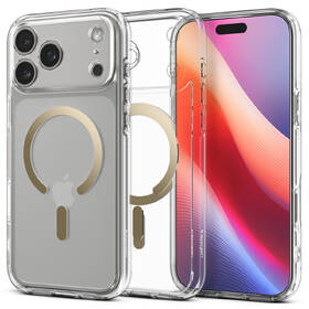 Kryt na mobil Spigen Ultra Hybrid MagSafe na Apple iPhone 17 Pro zlatý/průhledný

 obrázek produktu 1 z 6