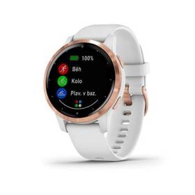 GPS hodinky Garmin vívoactive4S RoseGold/White - ZÁNOVNÍ - 12 měsíců záruka 

 obrázek produktu 3 z 8