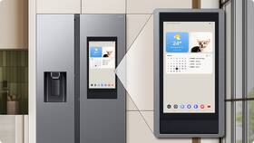 Americká lednice Samsung RS90F66BEFEO černá barva
