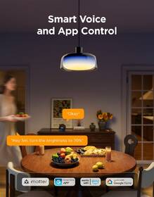 Stropní svítidlo Govee Pendant Light RGBICWW, Matter černé

 obrázek produktu 6 z 6