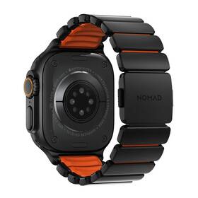 Řemínek NOMAD Stratos Titanium FKM na Apple Watch 45/46/49 mm černý/oranžový

 obrázek produktu 4 z 12
