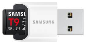 Paměťová karta Samsung T9 MicroSDXC 512GB UHS-I U3 (200R/130W) + USB Adaptér černá

 obrázek produktu 1 z 6