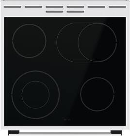 Sklokeramický sporák Gorenje GECS6C70WPA bílá barva

