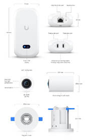 IP kamera Ubiquiti UniFi Protect UVC-AI-Theta-Pro indoor, 8Mpx (4K), PoE napájení, LAN 1Gb bílá

 obrázek produktu 2 z 2