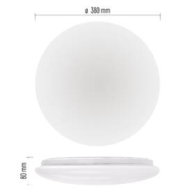 Stropní svítidlo EMOS Fioni, 38 cm, 24 W bílé

 obrázek produktu 5 z 7