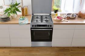 Kombinovaný sporák Gorenje GKS6C71XF nerez
