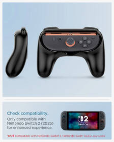 Grip Spigen Joy-Con Grip NS100 -  Nintendo Switch 2 černý

 obrázek produktu 15 z 15