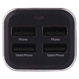 Adaptér do auta EMOS 4x USB, 6,8A (34W) max. černý

 obrázek produktu 2 z 3