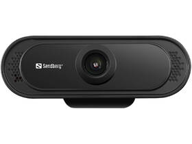 Webkamera Sandberg Webcam Saver 1080p černá barva
