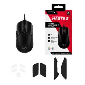 Myš HyperX Pulsefire Haste 2 černá barva
