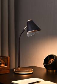 Stolní LED lampička IMMAX FINCH, Qi nabíjení, 9W hnědá/zlatá

 obrázek produktu 12 z 16