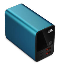 Powerbanka GoGEN 27000mAh, PB270001BL, PD65W modrá

 obrázek produktu 1 z 3