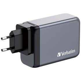 Cestovní adaptér Verbatim GNC-240 GaN, 240W, 3x USB-C PD, 1x USB QC šedý

 obrázek produktu 4 z 4