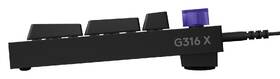 Klávesnice Logitech G316 X 98, US INT'L layout černá

 obrázek produktu 4 z 18