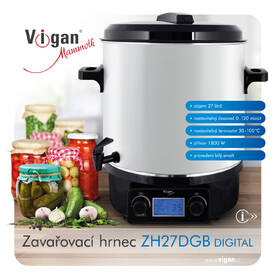 Zavařovací hrnec Vigan ZH27DGB černý/bílý

 obrázek produktu 2 z 6