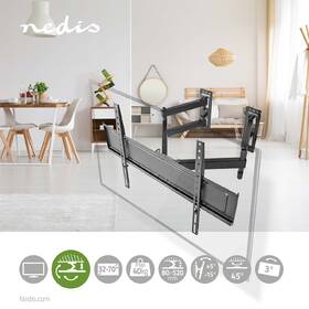 Držák TV Nedis polohovatelný, pro úhlopříčky 32" až 70", nosnost 40 kg 

 obrázek produktu 10 z 12