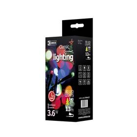 Vánoční osvětlení EMOS 80 LED, 8m, řetěz, vícebarevná, časovač,  i venkovní použití 

 obrázek produktu 9 z 18