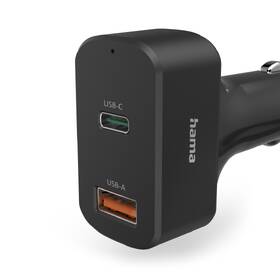 Nabíječka do sítě Hama USB-C do auta, Power Delivery, 5-20 V, 65 W, 1,5 m 

 obrázek produktu 2 z 2