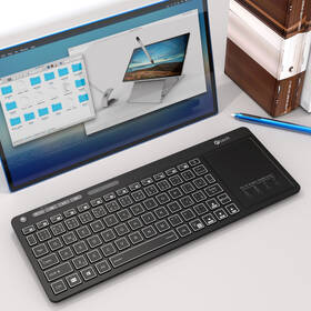 Klávesnice C-Tech Dual mode, touchpad, LED černá

 obrázek produktu 2 z 5