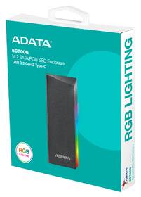 Externí rámeček ADATA EC700G M.2, USB-C 3.2 Gen 2, RGB černý

 obrázek produktu 7 z 7