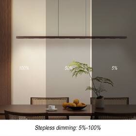 Stropní svítidlo IMMAX NEO MADEIRA 157cm dřevo ořech černé/hnědé

 obrázek produktu 3 z 5
